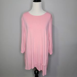 J. Jill Peach Women's Tunic Top - Size 2X - VGUC